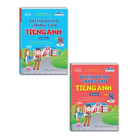 Combo The Langmaster - Bài Tập Bổ Trợ Và Nâng Cao Tiếng Anh Lớp 8 - Tập 1 + 2 (Có Đáp Án) - Global Success (Bộ 2 Cuốn) (MT)