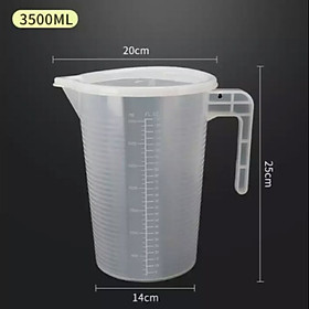 Mua Ca đong nhựa 3.5L vạch chia có nắp đậy
