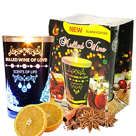 Mua Ly nến thơm tinh dầu đổi màu Golden Dragon Mulled Wine 140g QT028407- cam  quế  hồi