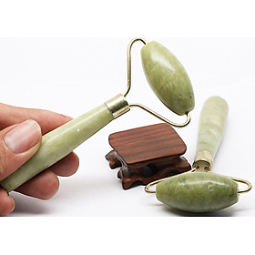 Cây Lăn Massage da mặt bằng đá ngọc