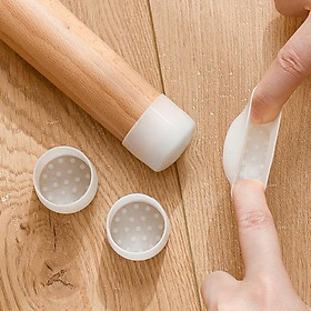 Mua Bộ 4 miếng silicone bọc chân bàn ghế .Miếng silicone bọc chân bàn ghế