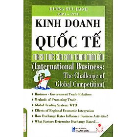 Kinh Doanh Quốc Tế - Thách Thức Của Cạnh Tranh Toàn Cầu