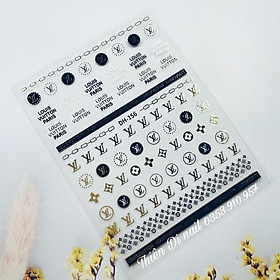 Stick hoạ tiết thương hiệu dán móng, miếng dán trang trí móng Thiên Di Nail