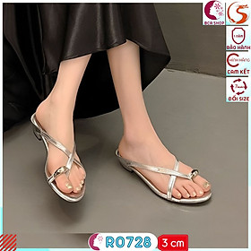 Dép Xỏ Ngón Thời Trang Gót Cao 3p RO728 ROSATA tại BCASHOP Sành Điệu, Thời Thượng