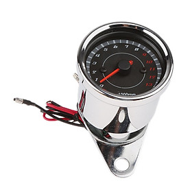 Motorcycle Odometer Speedometer Tachometer Meter Tacho Gauge LED for