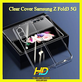 Ốp Lưng Clear Cover Dành Cho Samsung Galaxy Z Fold 3 5G Trong Suốt Không Ố Màu