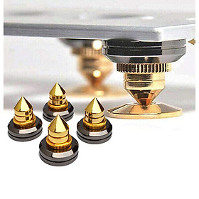 Mua ROGTZ Bộ 4 Đế Đỡ Loa Đầu Nhọn Mạ Vàng Hợp Kim Chống Rung Chuyên Dụng - Hàng Nhập Khẩu
