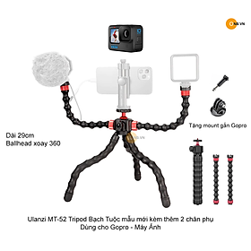 Mua Ulanzi MT-52 Tripod Bạch Tuộc 23cm mẫu mới 2022 thêm 2 tay nối dài