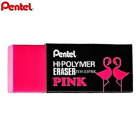 Tẩy trắng / hồng bút chì Pentel Hi-Polymer | Gôm tẩy học hinh Pentel ZEH