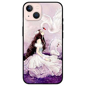 Ốp lưng dành cho Iphone 13 Mini - Iphone 13 - Iphone 13 Pro -  Iphone 13 Pro Max - Cô Gái Thiên Nga