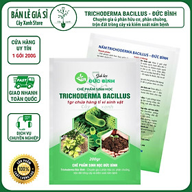 Mua Chế Phẩm Men Vi Sinh Nấm Đối Kháng Trichoderma Bacillus Đức Bình - Bón Gốc Ủ Phân Hữu Cơ 200gr