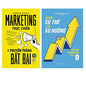 Combo 2 Cuốn Sách Kinh Tế: Marketing Thực Chiến & Truyền Thông Bất Bại 1980 + Mượn Xu Thế, Lên Xu Hướng az - AZ books