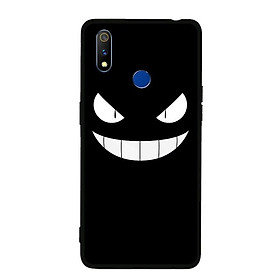 Ốp lưng cứng cho Realme 3 Pro - 0165 MONSTER01 - Viền TPU dẻo - Hàng Chính Hãng