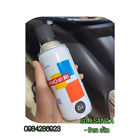 Mua Sơn xịt sano màu đen sần NO.4 ( sơn xe   nhà cửa   nội thất )