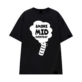 Áo CSGO I SMOKE MID EVERYDAY 100% cotton dáng oversize