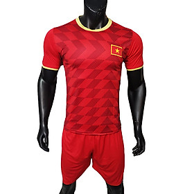 Bộ Quần Áo Bóng Đá Việt Nam Đỏ Mới Nhất 2019