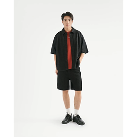 Áo Sơ Mi Nam Denim Tay Ngắn Form Oversize - ROUTINE 10F25DSH008