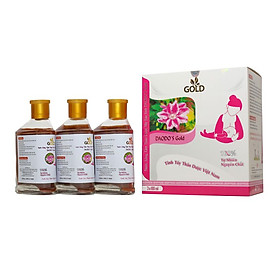 Nước xông tắm thảo dược mẹ sau sinh Daodo s Gold hộp 3 chai 100ml M559