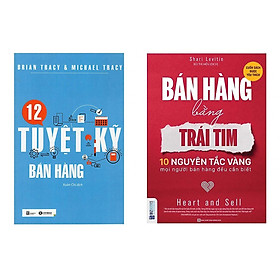 [Download Sách] Combo Marketing - Bán Hàng Hay Nhất Trong Tháng: 12 Tuyệt Kỹ Bán Hàng + Bán Hàng Bằng Trái Tim (Bộ 2 Cuốn Chinh Phục Trái Tim Khách Hàng / Tặng Kèm Bookmark Happy Life)