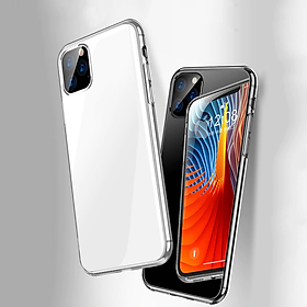 Bộ 2 ốp lưng dẻo silicon cho iPhone 11 Pro (5.8 inch) hiệu Ultra Thin (siêu mỏng 0.6mm, chống trầy, chống bụi) - Hàng nhập khẩu - Trong suốt