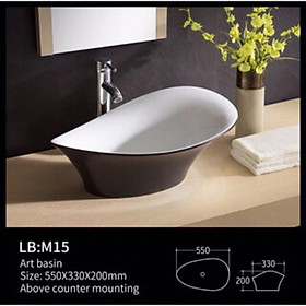 Mua Chậu lavabo đặt trên bàn đá - nghệ thuật phong cách châu âu A5471