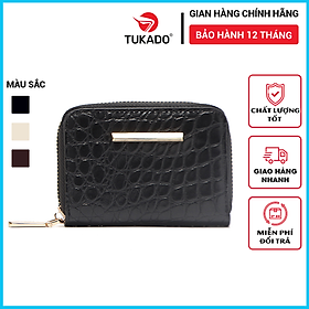 Ví Nữ Mini Cầm Tay Chính Hãng MICOCAH Vân Da Rắn Cao Cấp Nhỏ Gọn Nhiều Ngăn Tiện Dụng Siêu Đẹp Giá Rẻ MC49 - Tukado