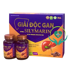 GIẢI ĐỘC GAN SILYMARIN, hộp 2 lọ x 30 viên