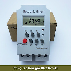 Hình ảnh Công tắc hẹn giờ KG316T-II Timer chuẩn công nghiệp 25A