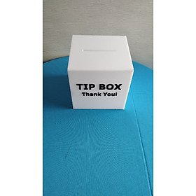 Thùng Tip Box Mica - Hộp Tip Box Có Ổ Khóa Nhiều Kích Thước, Màu Sắc