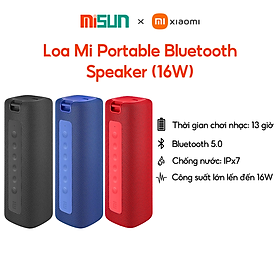 Mua Loa Xiaomi Mi Portable Bluetooth Speaker (16W) | Kết nối Bluetooth 5.0 | Chống nước chuẩn IPx7 - Hàng Chính Hãng