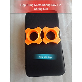 Hộp đựng micro không dây + 2 chống lăn