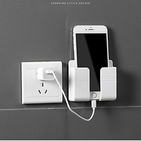 Mua Kệ Dán Tường Để Remote  Đồ Dùng/ Giá Đỡ Sạc Điện Thoại - Hộp đk vuông