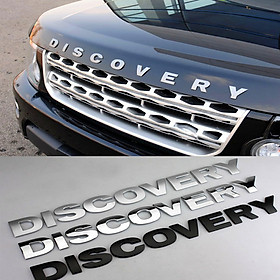 Hình ảnh Logo chữ nổi DISCOVERY 3D trang trí xe ô tô