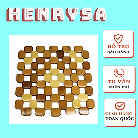 Lót nồi cao cấp ghép từ các miếng trúc - Chính hãng HENRYSA