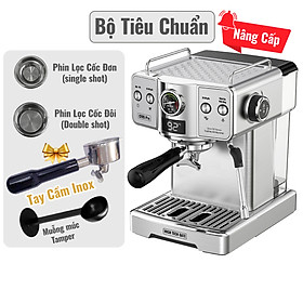 Máy pha cà phê espresso CF05 PRO chuyên nghiệp toàn diện DIY, giảm áp tự động an toàn nâng cấp, Hàng Chính Hãng - Tiêu chuẩn
