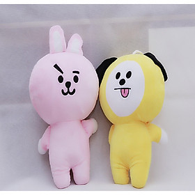 Combo 2 Gấu bông cao cấp BTS Chimmy và Cooky