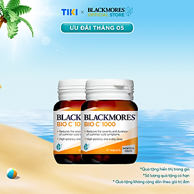 Combo 2 Lọ 31 Viên Uống Bổ Sung Vitamin C Blackmores Bio C 1000mg