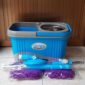 Mua BỘ CHỔI LAU NHÀ 360 ĐỘ TABIHOME KÈM 2 BÔNG LAU Tím
