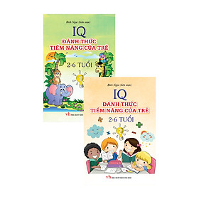 [Download Sách] Combo IQ Đánh Thức Tiềm Năng Của Trẻ 2-6 Tuổi (Tập 1, Tập 2)