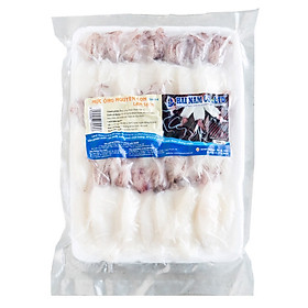 Mực ống nguyên con làm sạch size 6-8cm 500gr