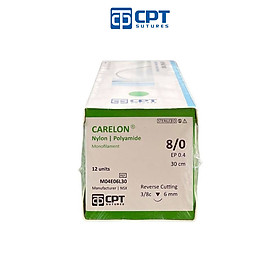 Chỉ phẫu thuật không tiêu CPT Carelon Nylon số 8/0 - M04E06L30