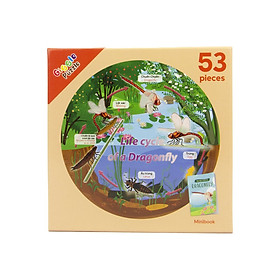 Đồ chơi xếp hình Puzzle khoa học cho trẻ 53 Miếng + Minibook - Puzzle Vòng đời cuộc sống - Giggle Puzzle