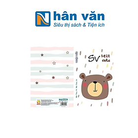Tập Sinh Viên Tân Thuận Tiến Bear Cute - 200 Trang 70 Gsm Kẻ Ngang