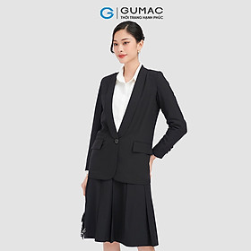 Áo blazer nữ GUMAC AC09004 tay dài 1 nút thanh lịch