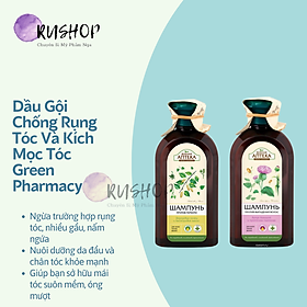 Hình ảnh Dầu gội Green Pharmacy chống gàu, giảm rụng tóc kích mọc tóc