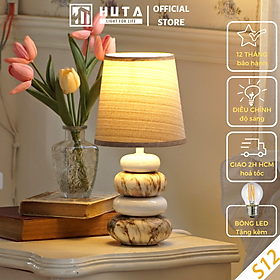 Mua Đèn Ngủ Để Bàn HUTA S12 Đá Gốm Sứ Xếp Cân Bằng Độc Đáo  Decor Trang Trí Phòng Ngủ  Spa  Đọc Sách Đầu Giường Thư Giãn  Điều Chỉnh Độ Sáng  Bóng Led Sáng Vàng Tiết Kiệm Điện