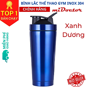 Bình Lắc Shaker Inox Gym Có Giữ Nhiệt Chính Hãng