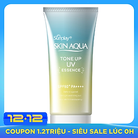 Tinh Chất Chống Nắng Dưỡng Ẩm Nâng Tông Che Khuyết Điểm Sunplay Skin Aqua Tone Up Uv Essence 50G