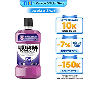 Nước súc miệng chăm sóc toàn diện Listerine Total Care Mouthwash 750ml