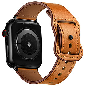 Mua Dây Da Thật Kiểu Khóa 2 Lỗ cho Apple Watch 38mm / 40mm / 42mm / 44mm
